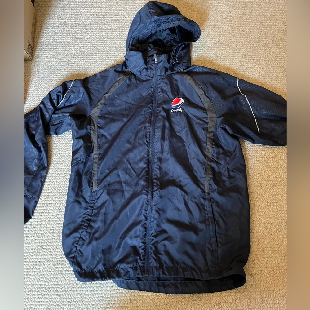 Vintage Pepsi rain jacket / windbreaker men’s small
